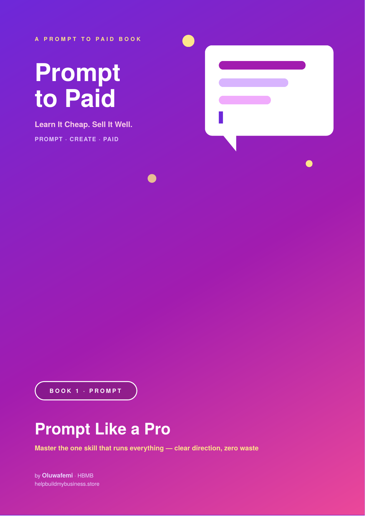 Book 1 — Prompt Like a Pro